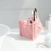 Estuche Portátil De Viaje Para Brochas De Maquillaje Y Cepillo De Dientes Organizador De Bolsa De Almacenamiento De Cosméticos Material EVA Laminado Mesh Estilo Minimalista - details 14