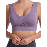 Sujetador deportivo con almohadillas incorporadas, transpirable, alta elasticidad, sin aros, perfecto para yoga, fitness, correr - details 16