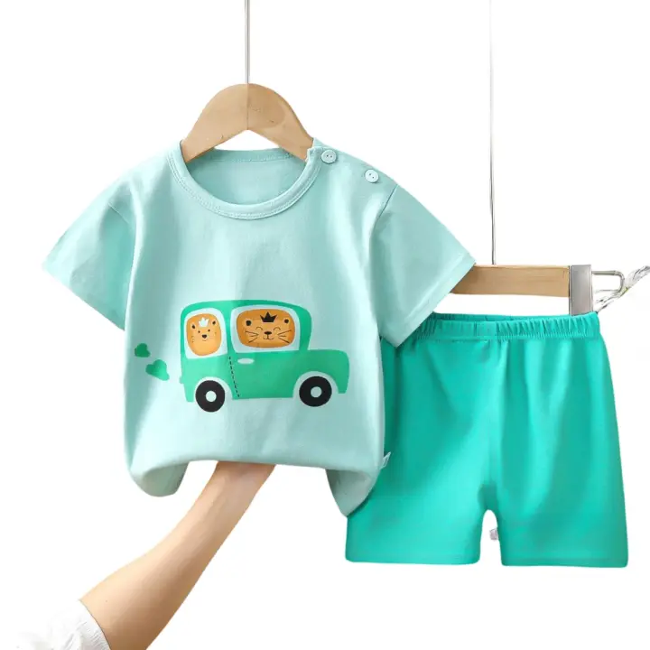 Conjunto de Ropa Para Niño, pantalones cortos Con Playera - 1