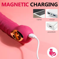 Consolador vibrador punto G con estimulador femenino pene grande tapón Anal adulto realista hombre pene Real juguetes sexuales para mujeres 10 modos - details 3