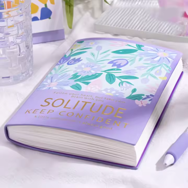 Cuaderno diario con diseño Floral, lista de tareas, blocs de escritura con superficie mate, organizador de tiempo para tomar notas, Bloc de notas, escuela y oficina - 1