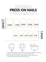 24PCS Uñas Postizas De Ballet Con Brillo De Ojo De Gato Y Estrellas Galaxia Uñas Postizas De Color Morado Ice Magic Para Arte De Uñas - details 4