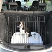 Jaula para perro, jaula para perro, inclinada, jaula para coche, coche, perro, Ellie-bo, Ellie Bo, pendiente, plegable