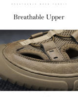 Sandalias de verano para hombre, sandalias romanas de cuero de ocio, zapatos de playa transpirables, zapatos cómodos para hombre, chanclas para exteriores, zapatillas deslizantes - details 5