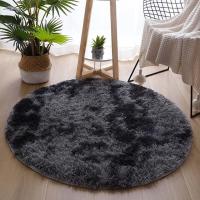 Alfombras de Salón redondas, Pelo Largo, Alfombra para Habitación, Dormitorio, Lavables, Antideslizante, Muy Suave - details 12
