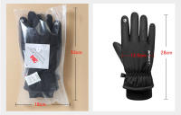 Cycg-guantes cálidos de dedo completo para deportes al aire libre, pantalla táctil, impermeable, a prueba de viento, esquí, bicicleta, Scooter, Invierno - details 14