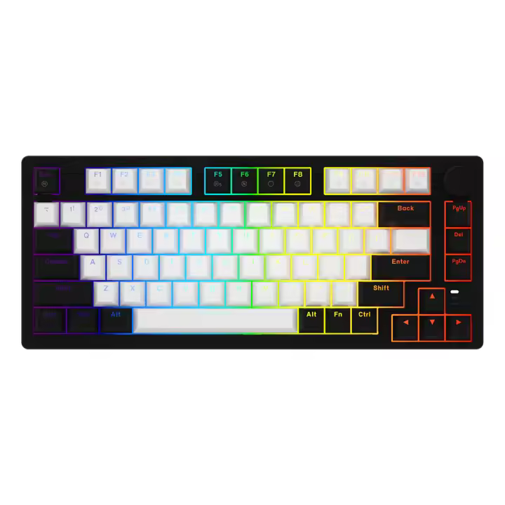 DAREU-Junta con cable para teclado mecánico, interruptor de ensueño con retroiluminación RGB, Botón Multimedia, n-key, antighosting - 1