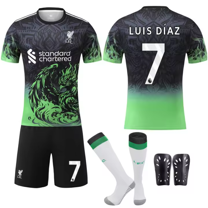 Conjunto de uniforme de fútbol Bayern 2 visitante para niños 2024-25 No. 9 Kane New Jersey 25 Mueller Fábrica Venta al por mayor Gran cantidad - 1