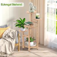 Estante de Almacenamiento para Plantas Metal Negro, Herramientas de Jardín y Guantes, 141 cm, Para Interior y Exterior, Escaleras para Plantas, para Balcón - details 62