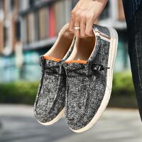 Zapatos informales de lona para hombre, mocasines planos transpirables sin cordones, vulcanizados, para conducir, talla grande 48 - details 4