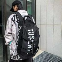 Mochila multifuncional de gran capacidad, mochila deportiva para gimnasio, viaje, bolso de lona impermeable con bolsillo para zapatos independiente - details 13
