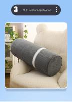 Almohada de Bolsón de Espuma de Memoria 100% Algodón Soporte de Dormir para Cuello Redondo - details 10