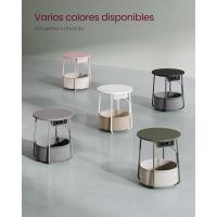 Mesa Lateral Redonda Moderna Espaciosa para Sala de Estar, Dormitorio, Mesita de Noche - details 8