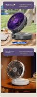 Nuevo ventilador luminoso plegable multifunción de escritorio USB silencioso mini ventilador pequeño cuatro en uno ventilador de circulación de aire - details 6