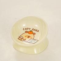 Cuenco de cerámica para gatos, cuenco de alimentación de comida para perros con boca inclinada antivuelco, contenedor de agua antideslizante de gran capacidad para beber para mascotas - details 2