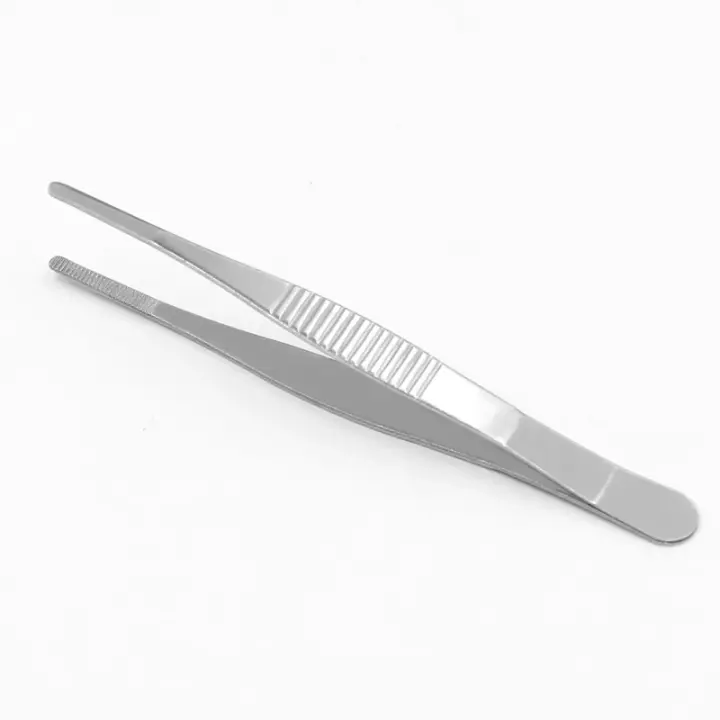 Pinzas de plástico de acero inoxidable para vendaje, herramienta de bola de algodón, instrumento de ayuda quirúrgica - 1