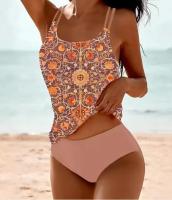 Conjunto de Bikini de Cintura Alta para Mujer Sexy sin Espalda, Returnable, Moda de Playa 2025 - details 5
