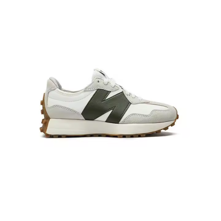 LETEN oficial NB 327 Retro gris negro Sier/grisáceo blanco verde hombres mujeres zapatos para correr pegatinas de pared - 1