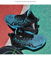 Zapatillas de baloncesto antideslizantes para hombre, zapatos deportivos transpirables, cómodos, para entrenamiento en el gimnasio, deportivas altas para niños - details 20