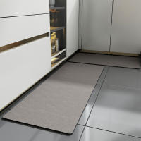 Alfombrilla superabsorbente para suelo de tierra de diatomeas, Color sólido, antideslizante, de secado rápido, para cocina y baño - details 8