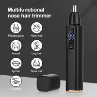Recortador de vello Nasal eléctrico para hombres, depilación de nariz indolora, recargable, cortapelos Nasal para orejas, lavable, Motor de alta velocidad - details 4