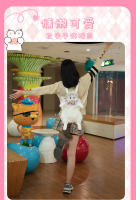 Muñeca muñeca de tela de felpa juguete cumpleañera explosión de la misma mochila de gato ragdoll simulada bolsa de gato gordito - details 6
