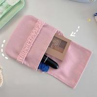 Mini neceser de gran capacidad, bolsa de almacenaje de pañuelos sanitarios de Color caramelo de oso, bolsa de artículos pequeños, bolsa de maquillaje, monedero de flores - details 5