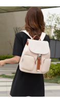 Mochila escolar de moda para mujer, mochila informal de viaje de gran capacidad, mochila simple para niña, color negro - details 3
