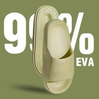 Zapatillas de baño unisex Toboganes con almohadilla de nube, sandalias planas de verano, zapatos de plataforma gruesos, chanclas antideslizantes para interiores - details 4