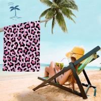 Toalla de piscina de secado rápido, ligera, absorbente, de microfibra con estampado de leopardo, tigres de playa, perfecta para hombres y mujeres - details 6