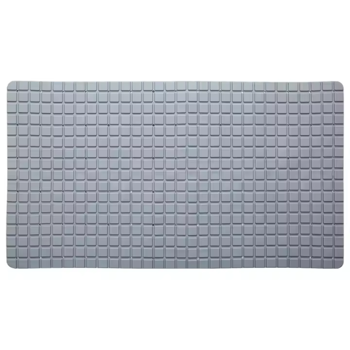 Alfombrillas de baño antideslizantes de PVC, alfombra rectangular de masaje, suave, con ventosa - 1