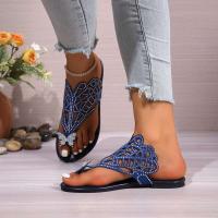 Sandalias de verano a la moda para mujer, nueva correa en espiga para exteriores, diseño redondo antideslizante, transpirable, ligero, resistente al desgaste, uso en la playa - details 0