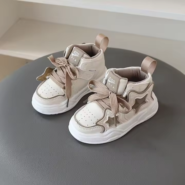 Nuevos zapatos deportivos para niños, zapatos casuales de suela alta con suela blanda antideslizante - 1