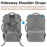 Mochilas de maleta grandes expandibles de viaje de gran capacidad con 4 cubos de embalaje Mochila de equipaje resistente al agua Mochila - details 4