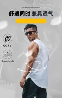 Chaleco de gimnasio a la moda de verano para hombre, camiseta deportiva sin mangas para Fitness y culturismo, camiseta sin mangas para correr de malla de secado rápido de Anime - details 2