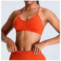 Sujetador deportivo con espalda cruzada para mujer, sujetador de yoga, correa de fitness para correr, sujetador de yoga - details 16