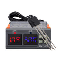 Controlador Digital de humedad del suelo, AC110V-220V, higrómetro, plantas de jardín, termorregulador de humedad, STC-3030 - details 17