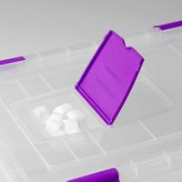Caja de Almacenamiento de Plástico Grande Multiusos con Ruedas 730 x 405 x 265 - details 3