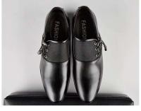 Zapatos Sapatos Para Hombres Nuevos Productos De Negocios Zapatos De Vestir De Cuero Negro Para Hombres Estilo Italiano - details 5