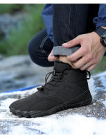 Nuevas botas de algodón, zapatos informales de algodón, además de botas de nieve gruesas de terciopelo, botas altas de algodón cálidas para parejas - details 5