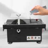 Sierra de mesa 10000 rpm Multifuncional Carpintería DIY 200 W, 10000 rpm Multifuncional, en hogares, estudios de bricolaje y otras áreas para cortar pequeños palos de madera - details 1