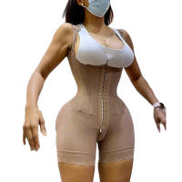 Body de Alta Compresión para Mujer, Faja con Cierre de Ojos, Control de Barriga, Recortador de Muslos, Body Shaper, Original Colombiano - details 9