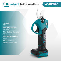 Cortauelles Eléctrico Sin Aspirador Yofidra Tijeras Recargables de 30mm - details 0