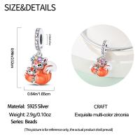 Nuevos Dijes de Plata de Ley 925 Diseño de Abrazo de Amor Zirconia Joyería de Mujer DIY Pulseras - details 6