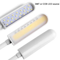 Luz magnética para máquina de coser USB, lámpara magnética LED blanca fría de 6000K para el hogar, oficina, dormitorio, mesa de costura, color blanco y negro - details 4