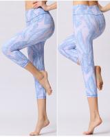 Pantalones De Yoga Con Estampado Para Mujer, Diseño De Cintura Alta Y Tejido Suave Para Una Mayor Comodidad - details 3