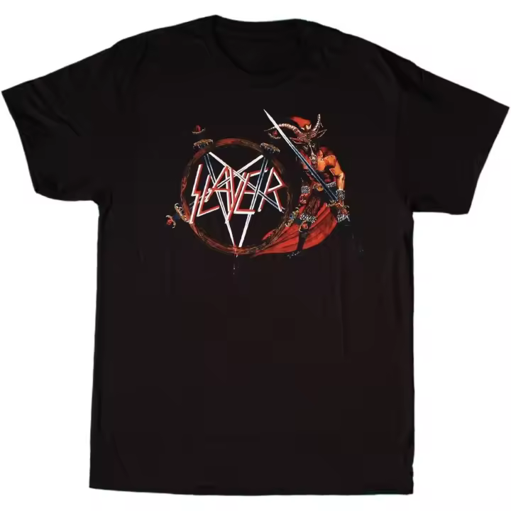 Global Slayer camiseta Show No Mercy para hombre, color negro - 1