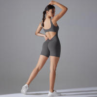 Body sin mangas para mujer, ropa elástica de una pieza, ropa de gimnasio, ropa deportiva - details 58