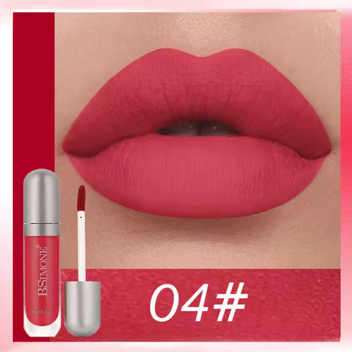 Esmalte de labios mate mate, hidratante e hidratante durante mucho tiempo sin decolorarse, esmalte de labios blanqueador - 1