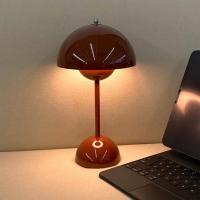 Lámpara de mesa de seta recargable por USB, accesorio de iluminación interior con ajuste de tres velocidades, lámpara de escritorio de brote de flores, decoración del Hoom, luz nocturna - details 3